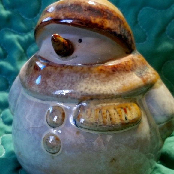 Ceramic Snowman - Picture 3 of 3